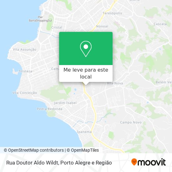 Rua Doutor Aldo Wildt mapa