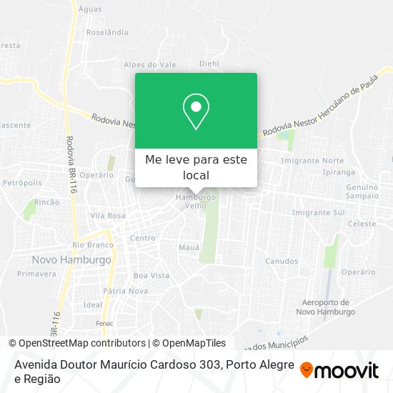 Avenida Doutor Maurício Cardoso 303 mapa