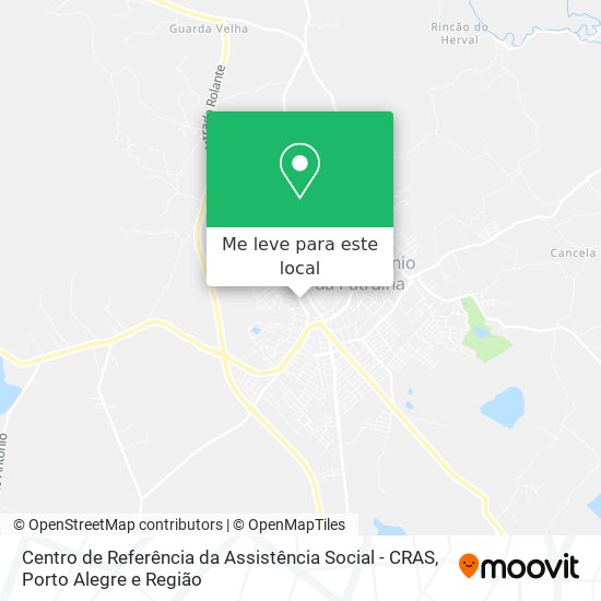 Centro de Referência da Assistência Social - CRAS mapa