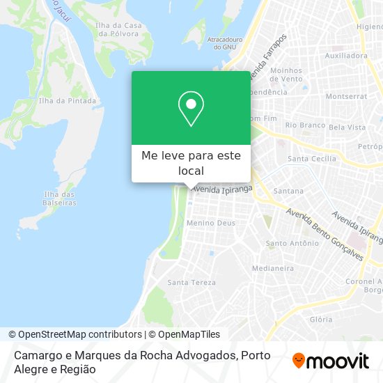 Camargo e Marques da Rocha Advogados mapa