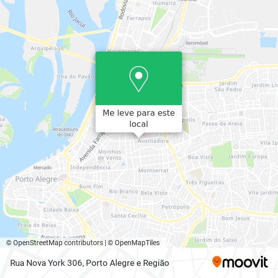 Rua Nova York 306 mapa