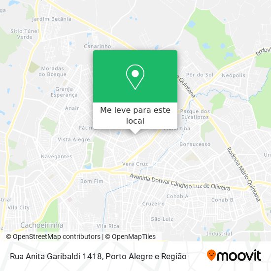 Rua Anita Garibaldi 1418 mapa
