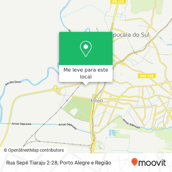 Rua Sepé Tiaraju 2-28 mapa
