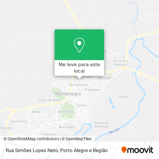 Rua Simões Lopes Neto mapa