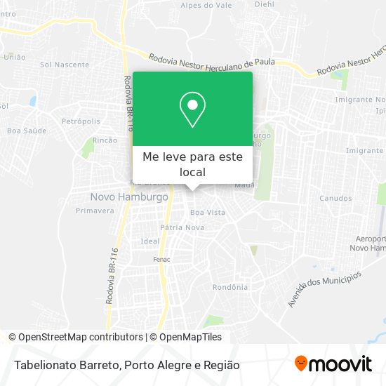 Tabelionato Barreto mapa