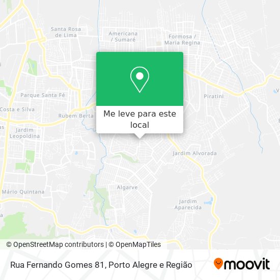 Rua Fernando Gomes 81 mapa
