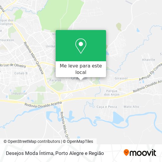 Desejos Moda Íntima mapa
