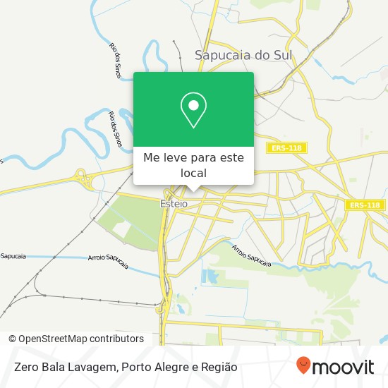 Zero Bala Lavagem mapa