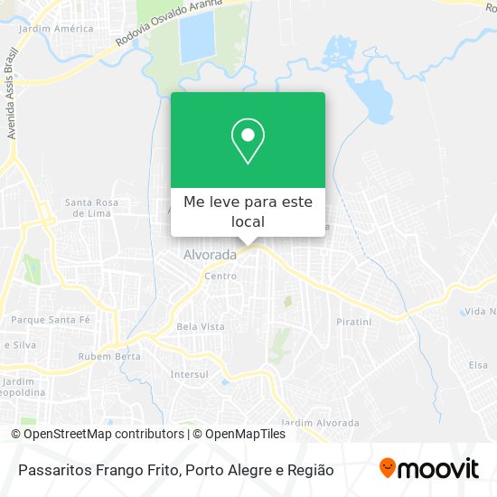 Passaritos Frango Frito mapa