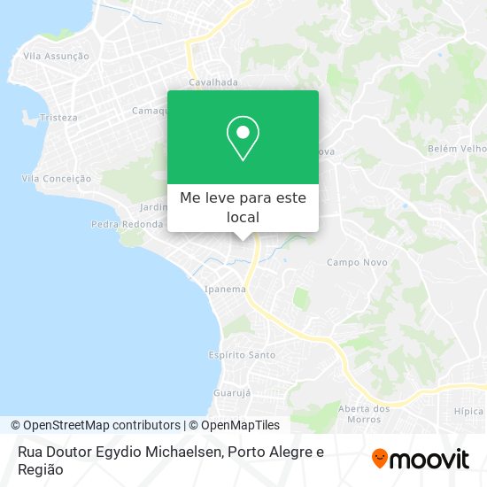 Rua Doutor Egydio Michaelsen mapa