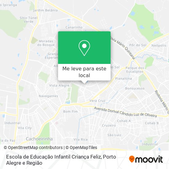 Escola de Educação Infantil Criança Feliz mapa