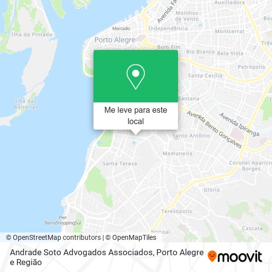 Andrade Soto Advogados Associados mapa