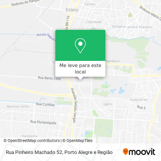 Rua Pinheiro Machado 52 mapa