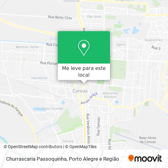 Churrascaria Passoquinha mapa