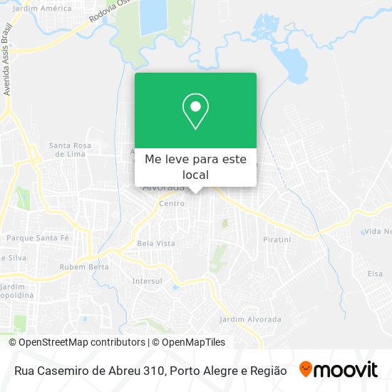 Rua Casemiro de Abreu 310 mapa