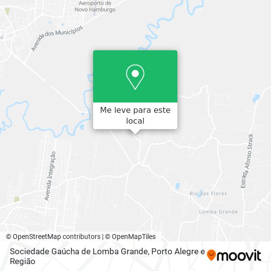 Sociedade Gaúcha de Lomba Grande mapa