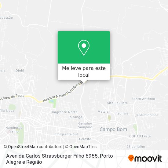 Avenida Carlos Strassburger Filho 6955 mapa