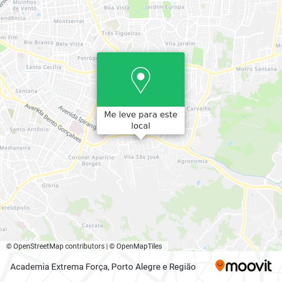 Academia Extrema Força mapa