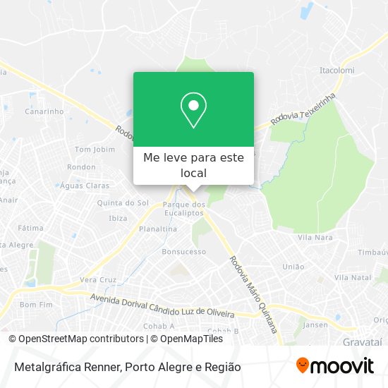 Metalgráfica Renner mapa