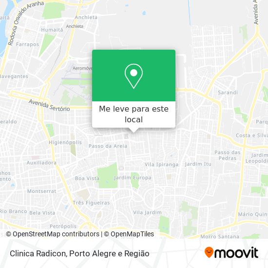 Clinica Radicon mapa