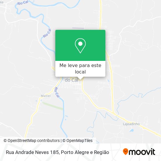 Rua Andrade Neves 185 mapa