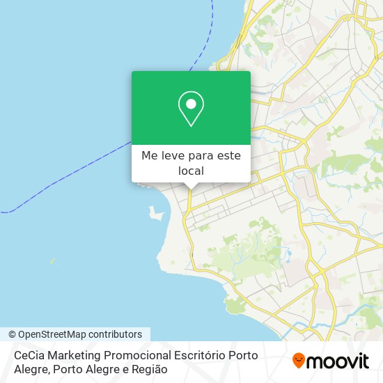 CeCia Marketing Promocional Escritório Porto Alegre mapa