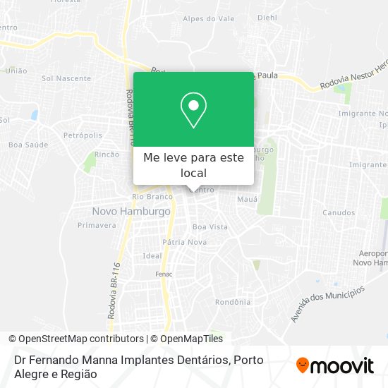 Dr Fernando Manna Implantes Dentários mapa