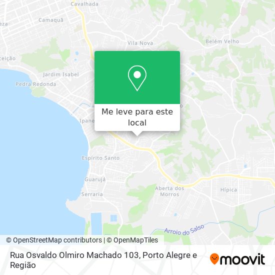 Rua Osvaldo Olmiro Machado 103 mapa