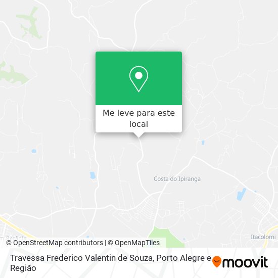 Travessa Frederico Valentin de Souza mapa