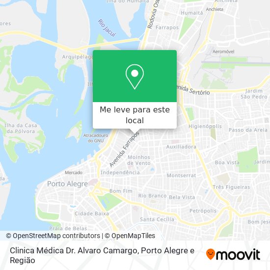 Clinica Médica Dr. Alvaro Camargo mapa