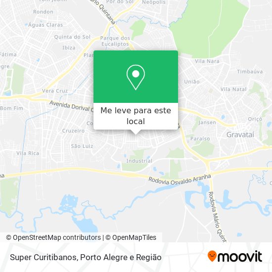 Super Curitibanos mapa