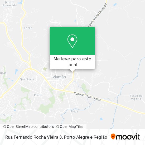 Rua Fernando Rocha Viêira 3 mapa
