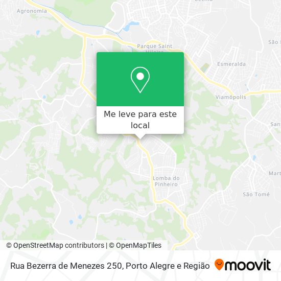 Rua Bezerra de Menezes 250 mapa