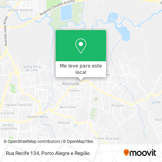 Rua Recife 134 mapa