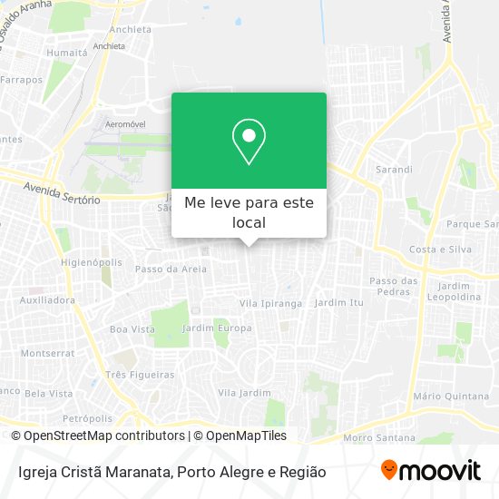 Igreja Cristã Maranata mapa