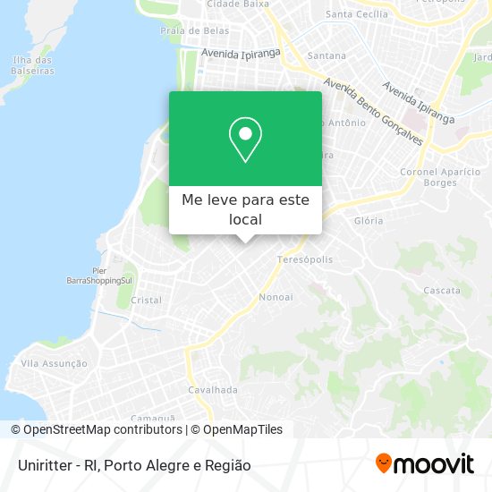 Uniritter - RI mapa