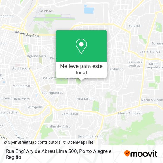 Rua Eng' Ary de Abreu Lima 500 mapa