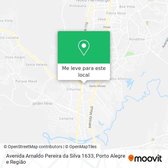 Avenida Arnaldo Pereira da Silva 1633 mapa