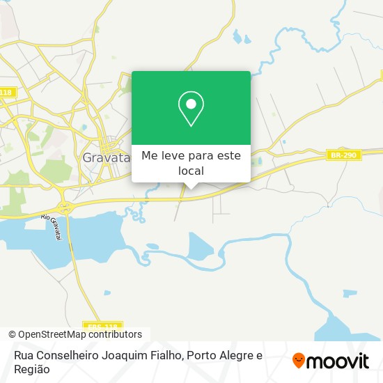 Rua Conselheiro Joaquim Fialho mapa