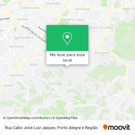 Rua Cabo José Luiz Jaques mapa