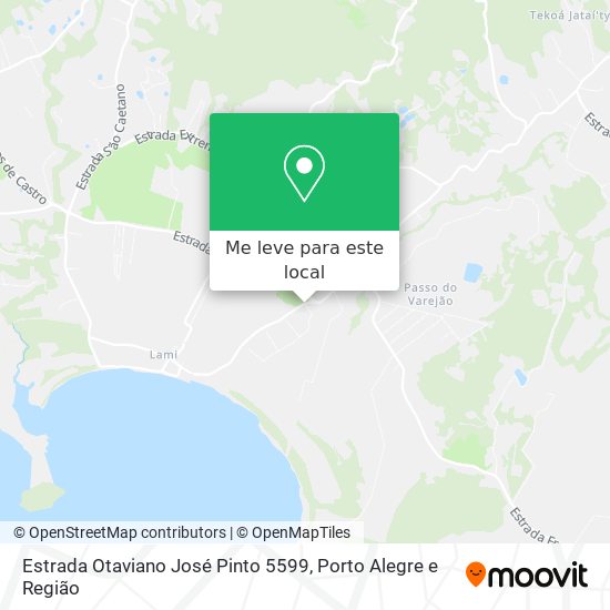 Estrada Otaviano José Pinto 5599 mapa