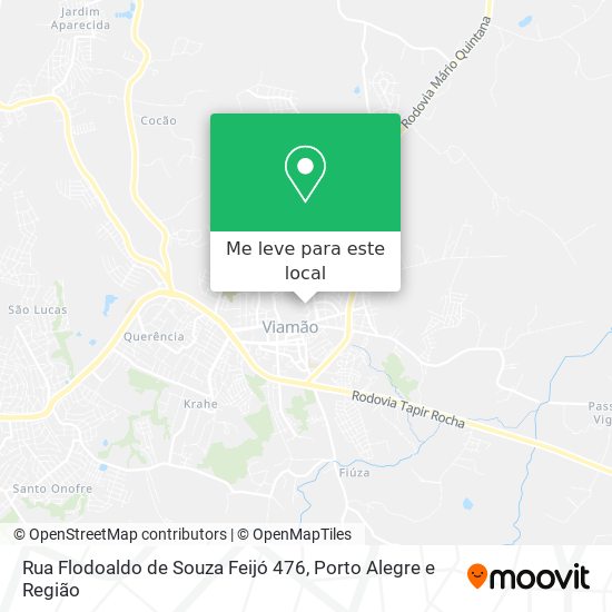 Rua Flodoaldo de Souza Feijó 476 mapa