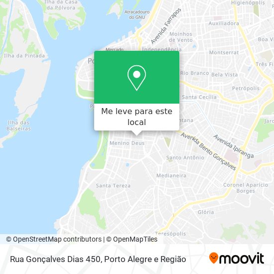 Rua Gonçalves Dias 450 mapa