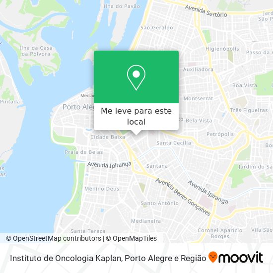 Instituto de Oncologia Kaplan mapa