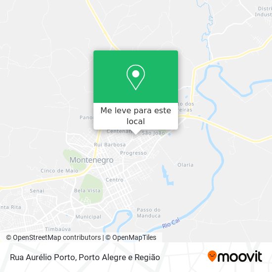 Rua Aurélio Porto mapa