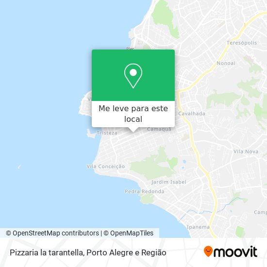 Pizzaria la tarantella mapa