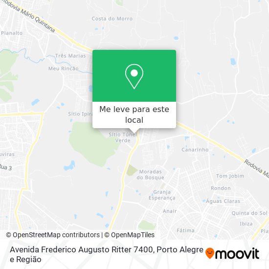 Avenida Frederico Augusto Ritter 7400 mapa