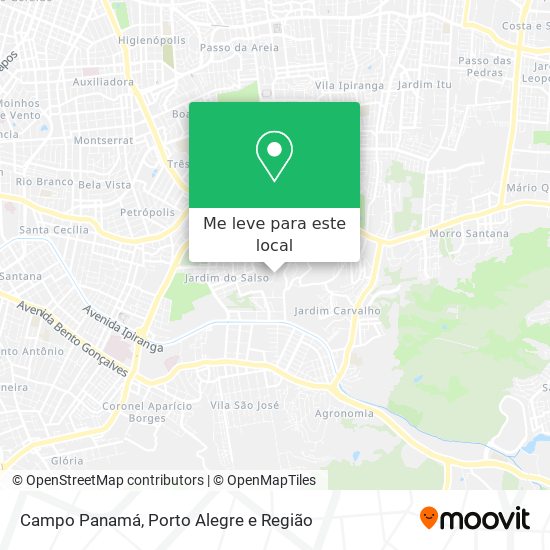 Campo Panamá mapa