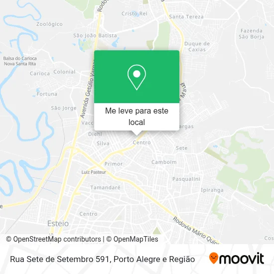 Rua Sete de Setembro 591 mapa