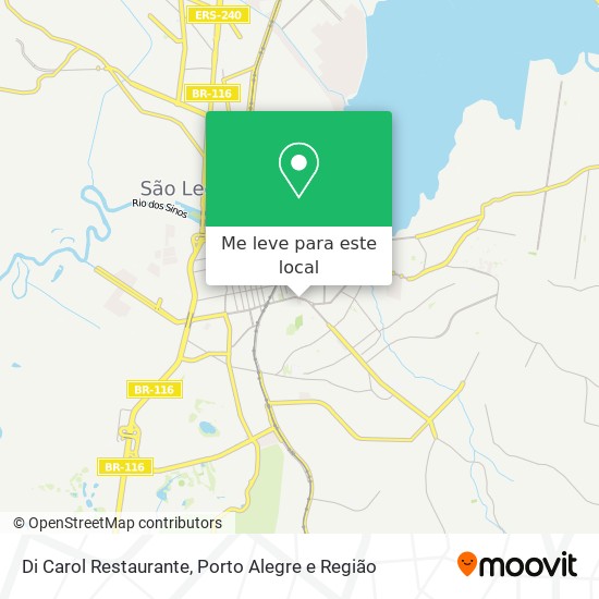 Di Carol Restaurante mapa